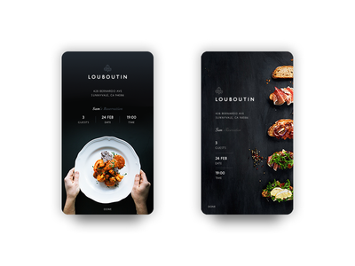 Day054 Confirm Reservation 054 app background confirm dailyui mobile photograph reservation restaurant sans