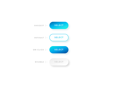 Day083 Button 083 button dailyui default disable on click rounded corner status suggest