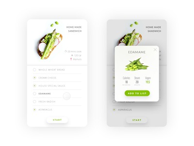 Day087 Tooltip 087 button checkbox dailyui data fingertip list mobile popup recipe tooltip