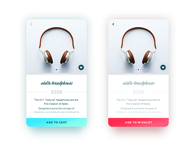 Day096 Current In Stock 096 button dailyui favorite headphones in stock minimal mobile pagination shopping