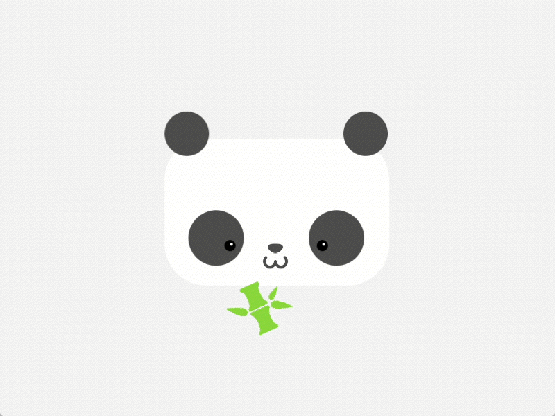 First animation! animation bamboo panda principle scroll sketch