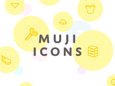 Muji Icon Set icon minimal muji ui ux