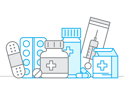 100 Day Challenge - 027/100 Pharmacy design healthcare icon iconography iconset illustration medicine minimal pharmacy vector