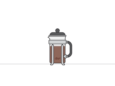 Coffee 031/100 coffee coffee pot design icon illustration logo minimal vector