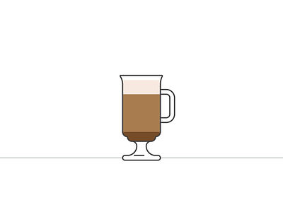 Coffee 037/100 coffee design icon illustration logo minimal vector