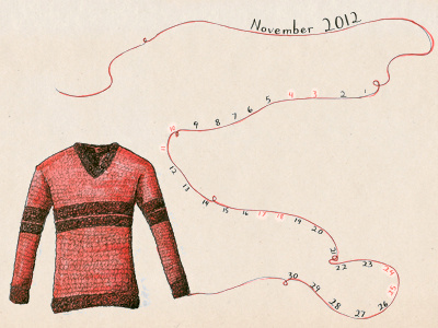 November Wallpaper copic markers illustration ink november sweater wallpaper