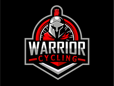 Warrior Cycling branding design graphic design icon illustration logo typography vector