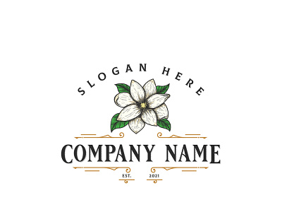 Magnolia Flower Logo