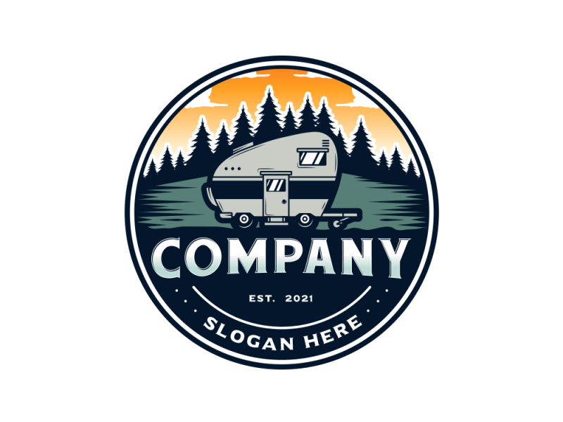 Outdoor RV Logo by ndm on Dribbble