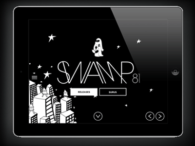 Swamp 81 Website idea ipad record label responsive slider swamp 81 web website