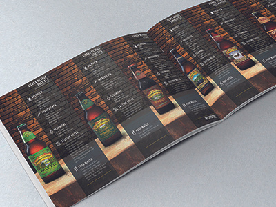 Westside Drinks Brochure Design beer booklet brochure guide ipa print products sierra nevada tasting