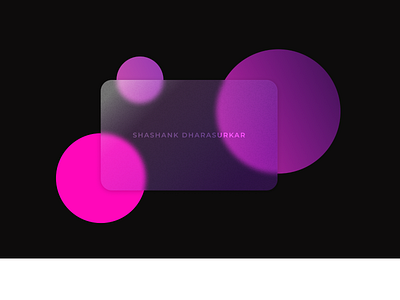 Card with Glass effect card card design glass effect graphic design ui