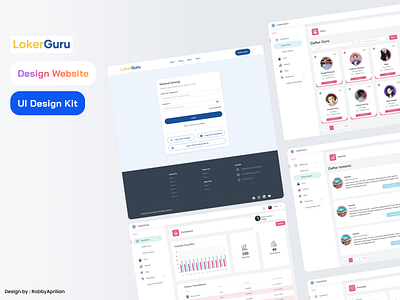 UI Design - Website Loker Guru ( Teacher Job Vacancy)