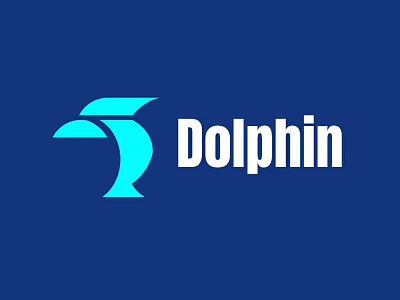 Dolphin 3d animation branding graphic design logo motion graphics ui