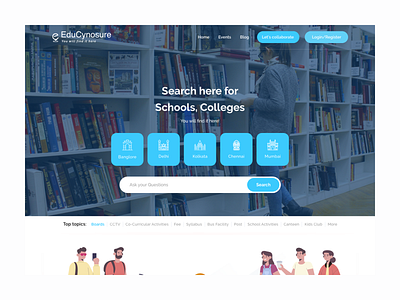 EduCynosure app designer branding ui design ui designer uiux ux design ux designer web designer website design