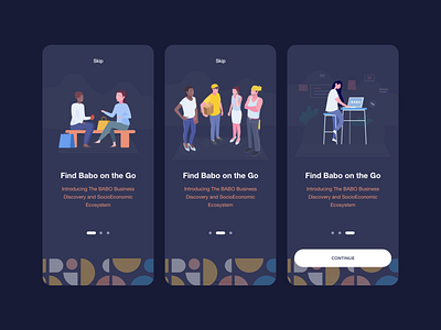 Babo Intro app designer branding design illustration logo mobile app ui design uiux ux design web designer