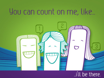 I'll be counting on you design illustration