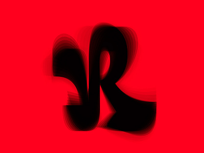 18. R 36days 36days r 36daysoftype 36daysoftype05 contrast instances interpolation lettering overlap vector