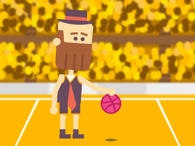 Hipster Jordan Animation animation audience ball basket basketball beard first shot hat hippy hipster invite