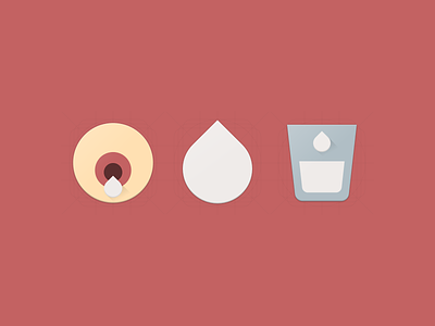 Breasfeeding Icon Set boob breastfeeding icon icons material design milk motherhood
