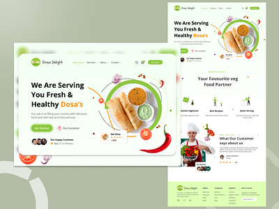 Dosa Delight- Dosa Shop Landing Page