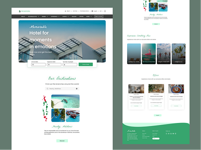 Hotel Booking Website dailyui design graphic design landingpage ui uiux ux