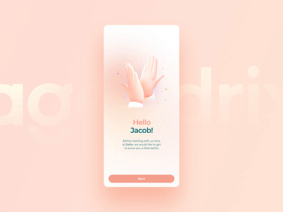 Agendrix – Employee onboarding 👋 animation app congratulations design devices employee flow form illustration interests interface mobile motion onboarding progress saas software ui ux welcome
