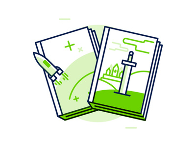 Library - fantasy and science fiction icon
