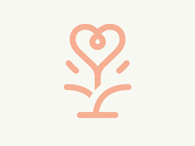 Hospital Foundation bright flower foundation give heart hope hospital life logo