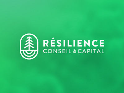 Résilience - Logo branding growth identity logo logo design résilience tree vector