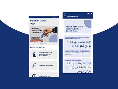 Dzikir App aplication app appdesign design dzikirapp islam islami sunnahapp ui uidesign wahhabapp