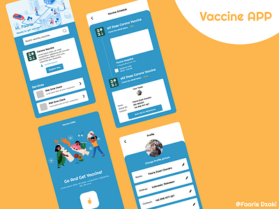 Vaccine App aplication app appdesign design ui vaccineapp