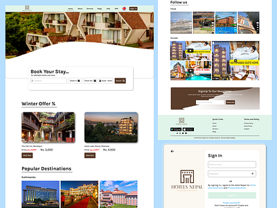 HOTELS BOOKING SITE app design branding design hotel illustration landing page logo ui ux vector website