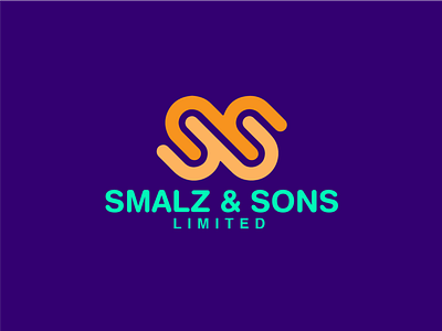 Smalz & Sons logo banner design business logo logo logo design smalz sons logo design