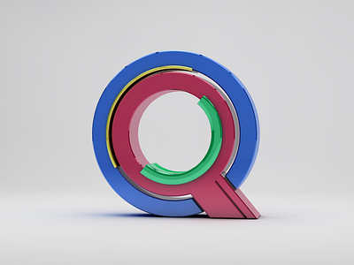Q alphabet design lettering q type typography working progress