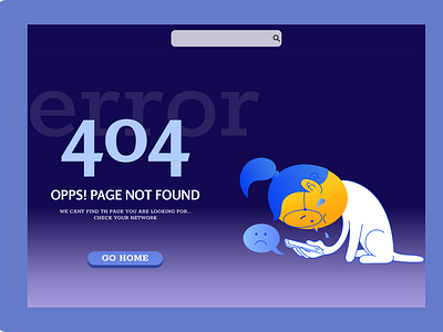 Daily UI #008 — 404 Page