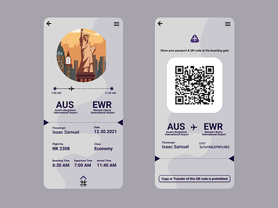 Dailyui 024 Boarding Pass