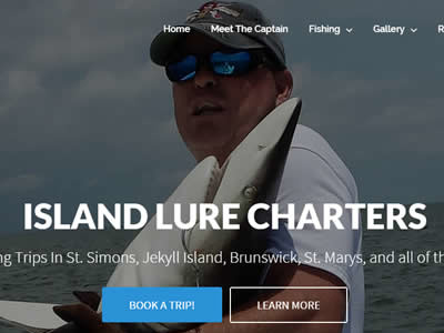 Island Lure Charters html web design