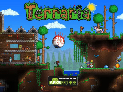 Terraria MOD Apk (Free Craft/All Items Unlocked) 100% by Apksprofree on Terraria MOD Apk (Free Craft/All Items Unlocked) 100% by Apksprofree on