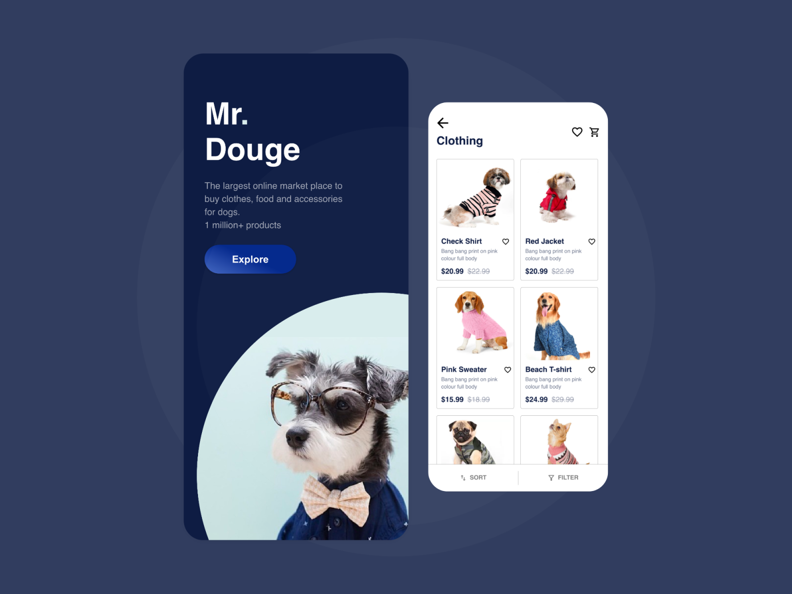 Pet Shop - Mobile App by Ashish Gumber on Dribbble