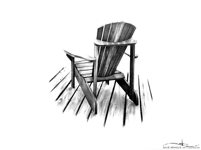 JKAI // Muskoka drawing muskoka chair