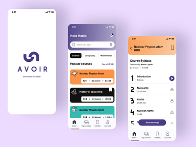 Savoir : learning app