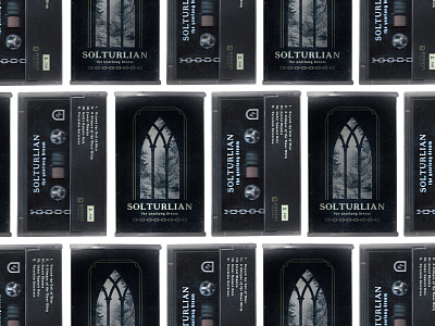 Solturlian Cassette branding cassette design dungeon synth illustration music photoshop visual design