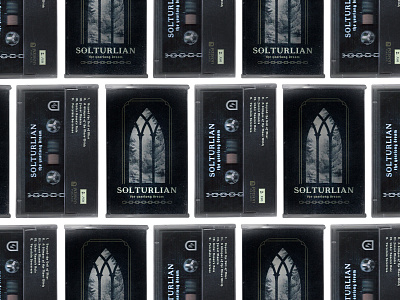 Solturlian Cassette branding cassette design dungeon synth illustration music photoshop visual design