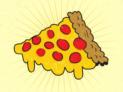 Pizza illustration pizza