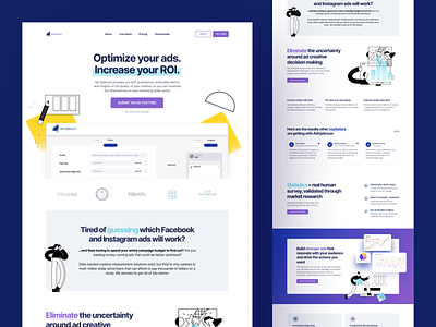 Ad Optimum SaaS Marketing Site Design