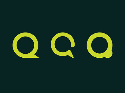 How to draw a "Q" letterform logo type design typography