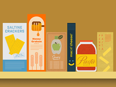 Packaging Design for the Pantry consumer product goods motion graphics packaging design typography