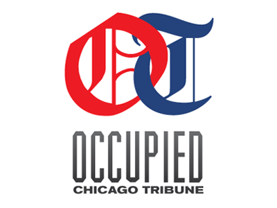 Occupied Chicago Tribune LOGO logo occupied chicago tribune logo oct logo ot logo