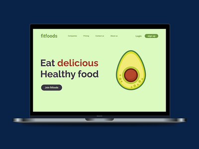fitfoods landing page